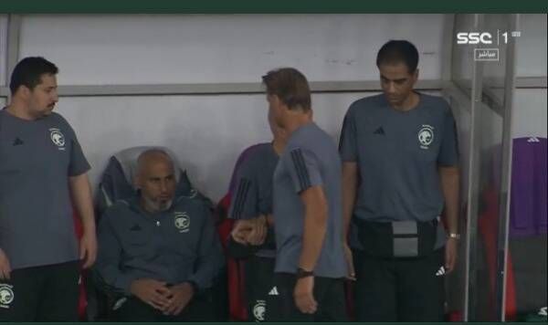 حسين الصادق خلال اللقطة الجدلية