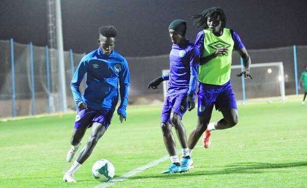 من تدريبات الهلال في القاهرة