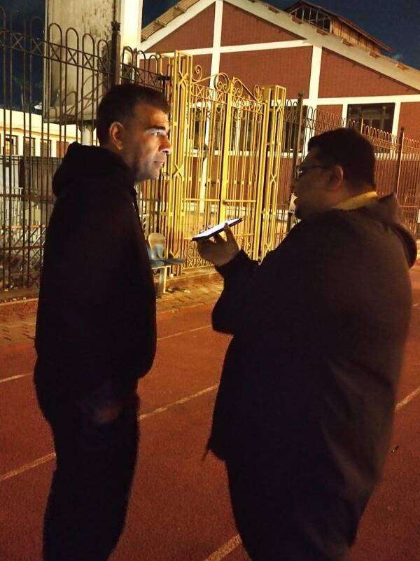 حمزة الجمل مع مراسل كووورة