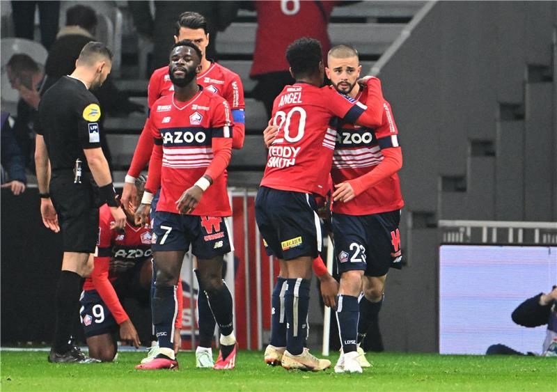 فرحة لاعبي ليل