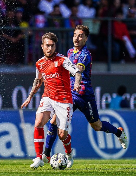 من اللقاء (نقلًا عن حساب سبورتنج براجا علي تويتر)