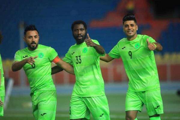 من مباراة النفط ودهوك