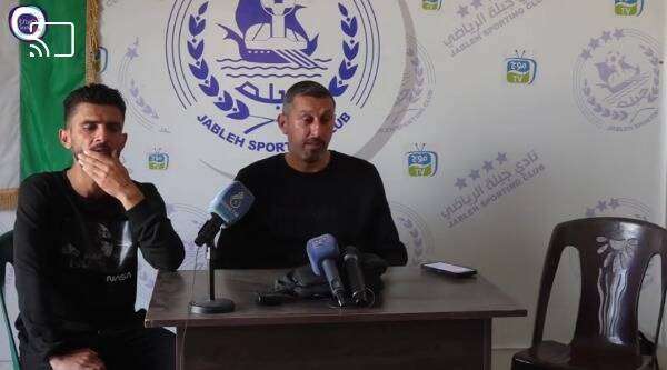 عمار ياسين وحمد ميدو بعد مباراة جبلة