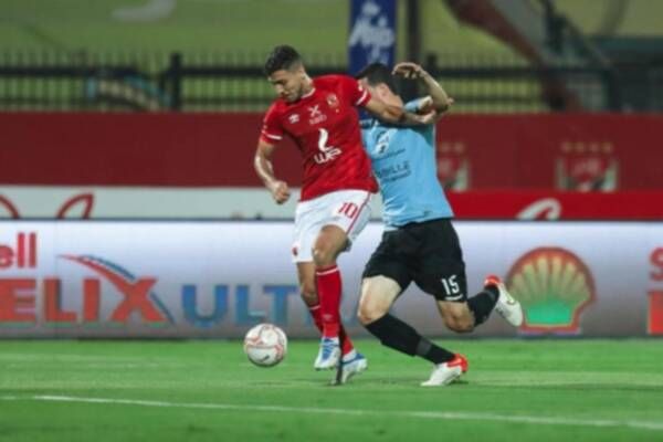 من لقاء سابق بين الأهلي والمحلة