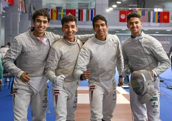 منتخب مصر لناشئي سلاح السيف