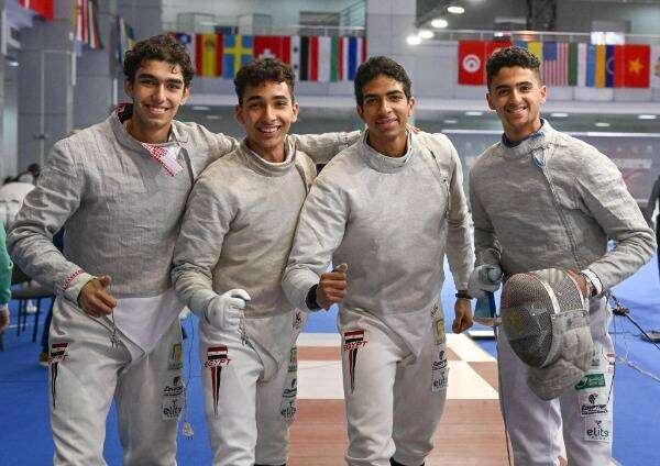 منتخب مصر لناشئي سلاح السيف