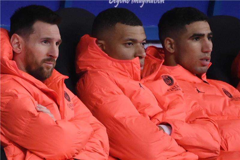 ميسي ومبابي وحكيمي