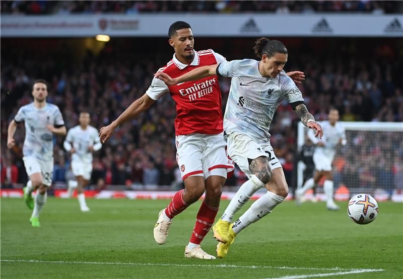 من مباراة سابقة بين أرسنال وليفربول