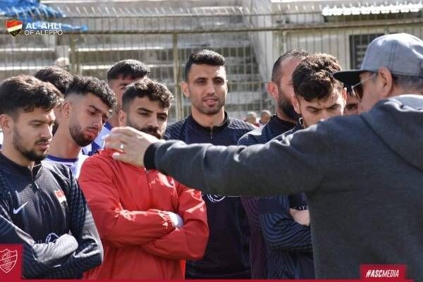 من تدريبات أهلي حلب