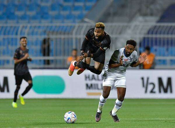 جانب من المباراة