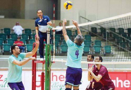 من منافسات دوري جاهز للكرة الطائرة