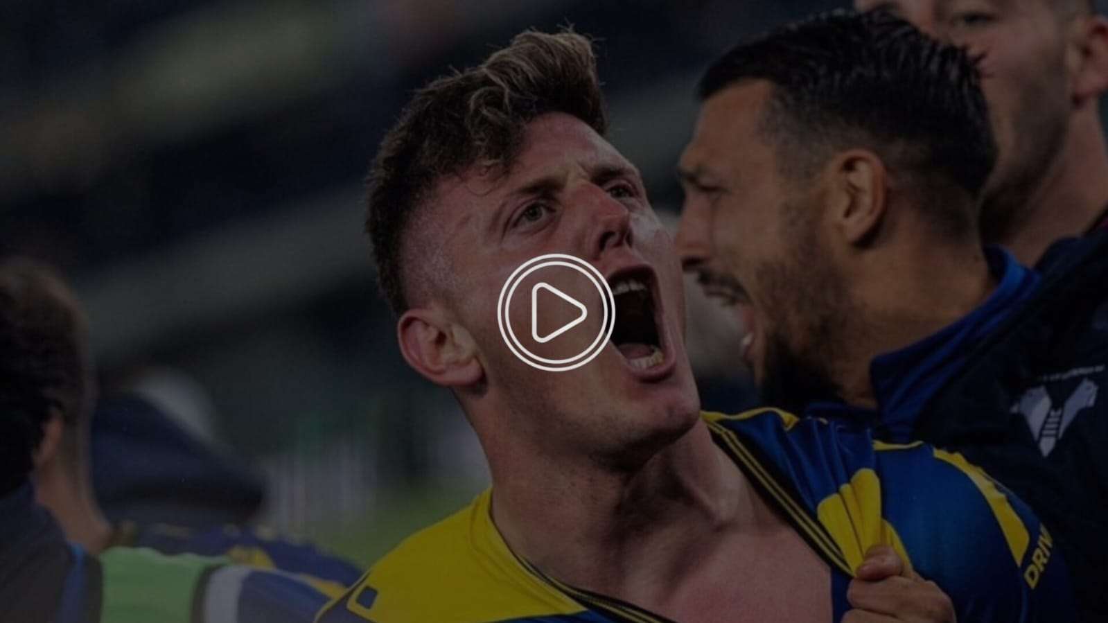 فرحة لاعبي فيرونا