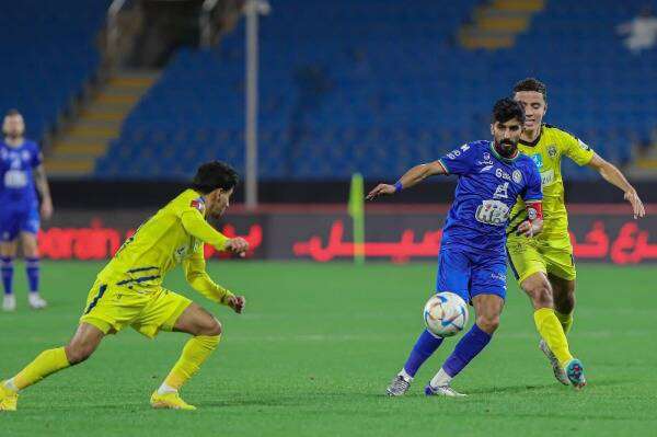 جانب من المباراة