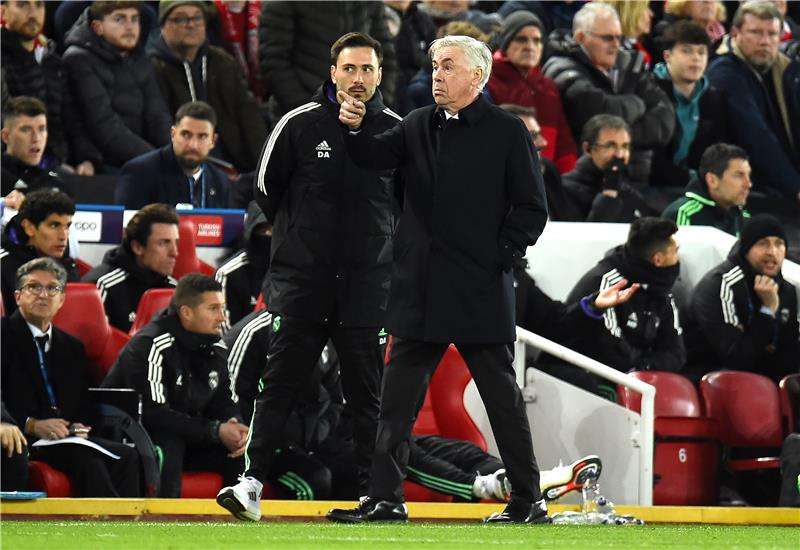 أنشيلوتي ونجله