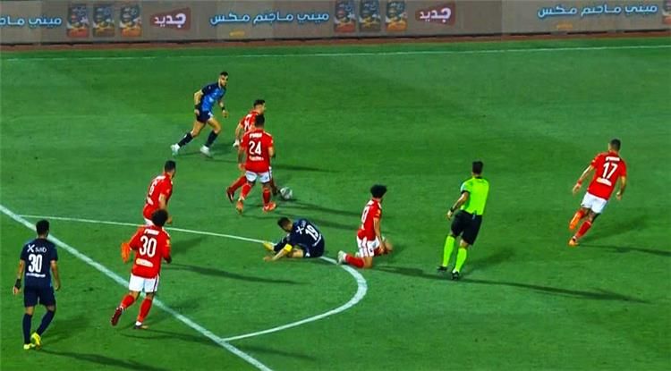 جانب من المباراة