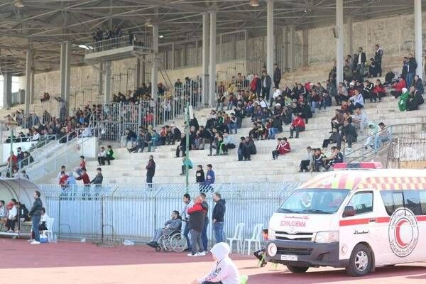 الجماهير بمباراة الوثبة وحطين