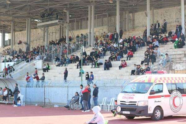 الجماهير بمباراة الوثبة وحطين