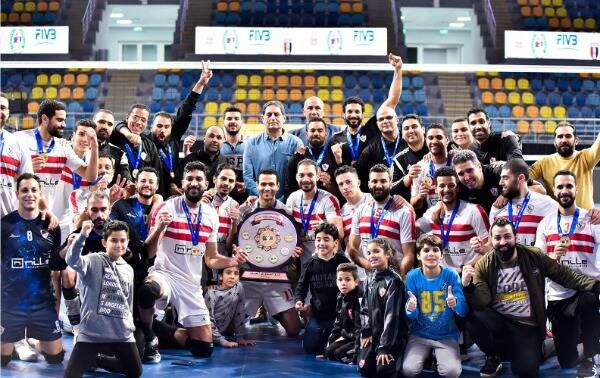 لاعبو طائرة الزمالك