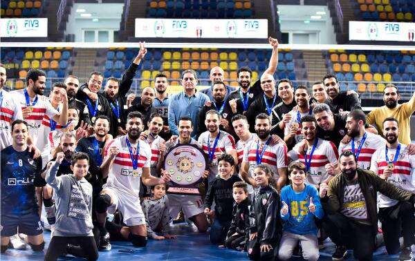 لاعبو طائرة الزمالك