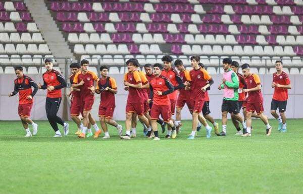 لاعبو منتخب شباب العراق