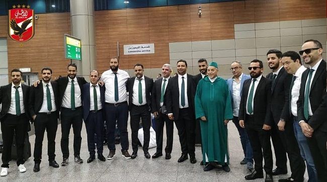 من وصول بعثة الرجاء للقاهرة