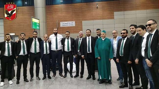 من وصول بعثة الرجاء للقاهرة