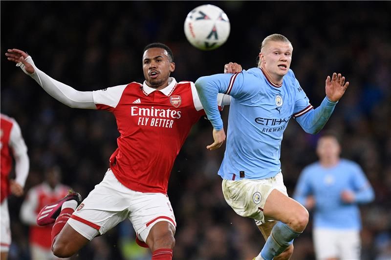 هالاند أمام آرسنال