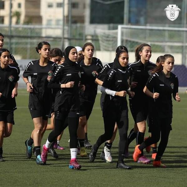 جانب من تدريبات ناشئات الأردن تحت 17