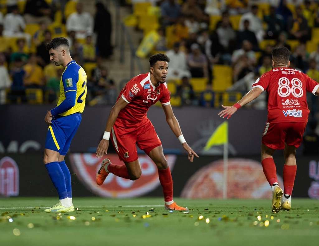 فرحة لاعبي الوحدة