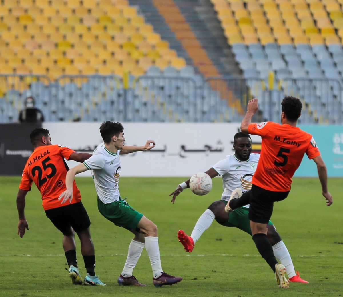 جانب من المباراة