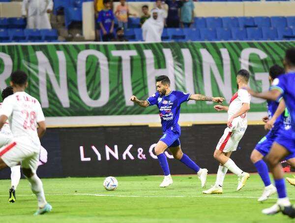 جانب من المباراة