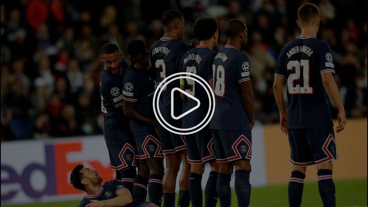 ميسي مع لاعبي سان جيرمان