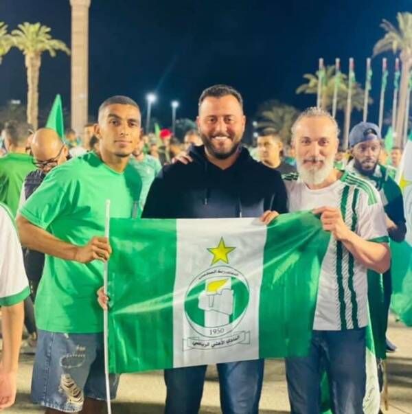 جانب من احتفال اللاعب