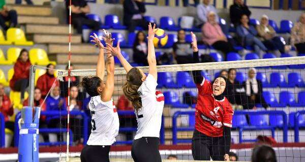 من مواجهة سيدات طائرة الأهلي أمام الزمالك