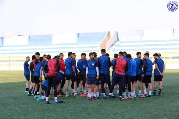 لاعبو فريق الرمثا