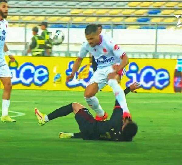 لحظة الإصابة