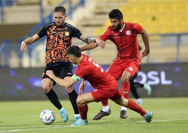 جانب من المباراة