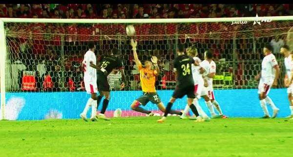 جانب من المباراة