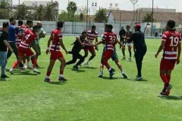 جانب من المباراة