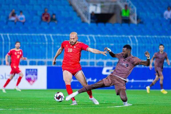 جانب من المباراة