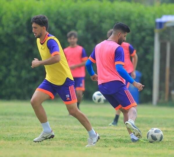 من تدريبات الفريق