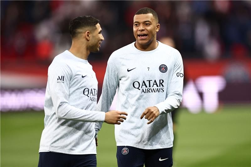 مبابي - حكيمي