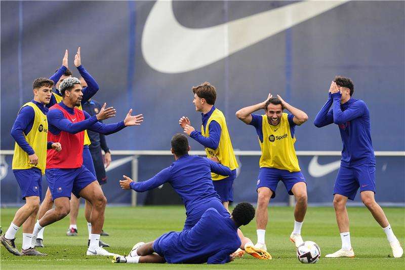 من تدريبات الفريق