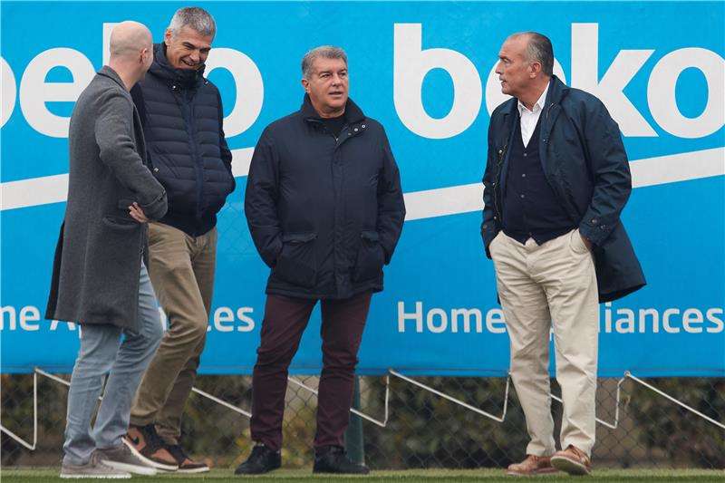 جوردي كرويف رفقة لابورتا