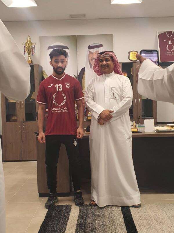 مشعل الشمري بعد التوقيع