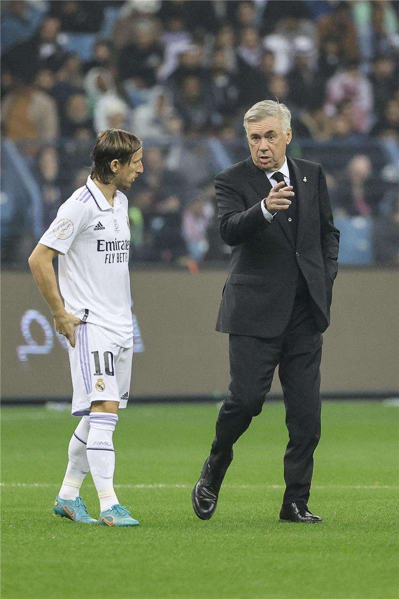 أنشيلوتي ومودريتش