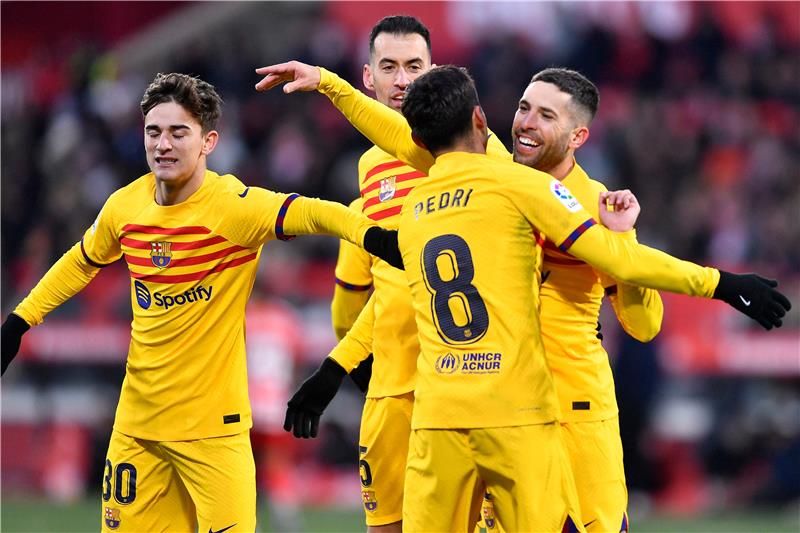 لاعبو برشلونة