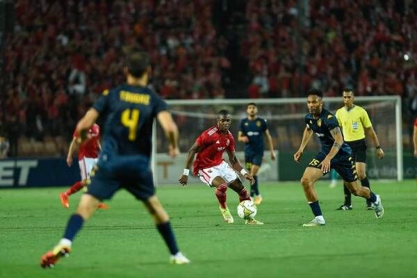 من مباراة الإياب بين الأهلي والترجي