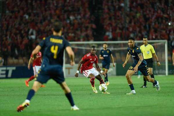 من مباراة الإياب بين الأهلي والترجي