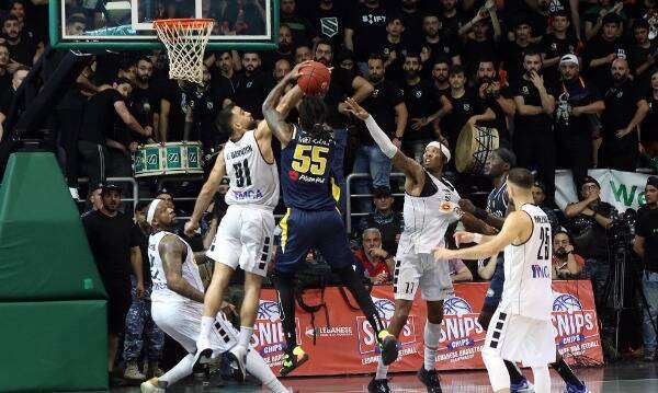 من الدوري اللبناني لكرة السلة